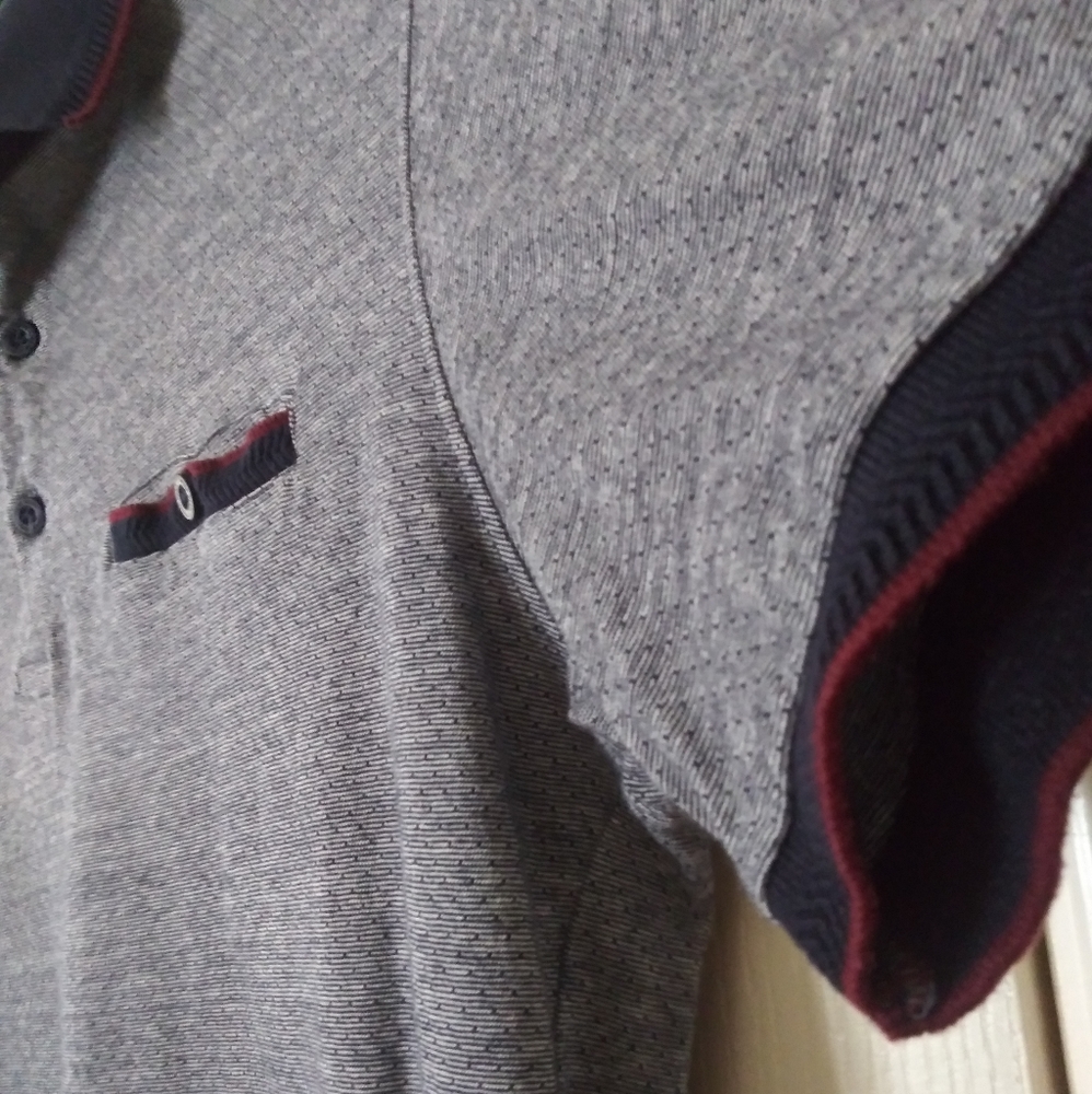 Stylish blue polo